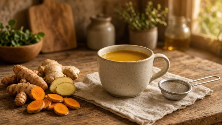 Turmeric-Ginger Evening Tonic: Kitchen Ritual vs Supplement Claims