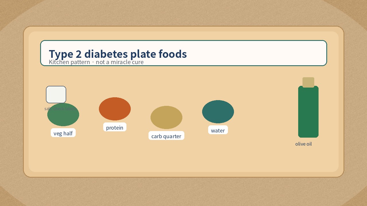 Type 2 Diabetes Plate: Foods to Emphasize and Limit