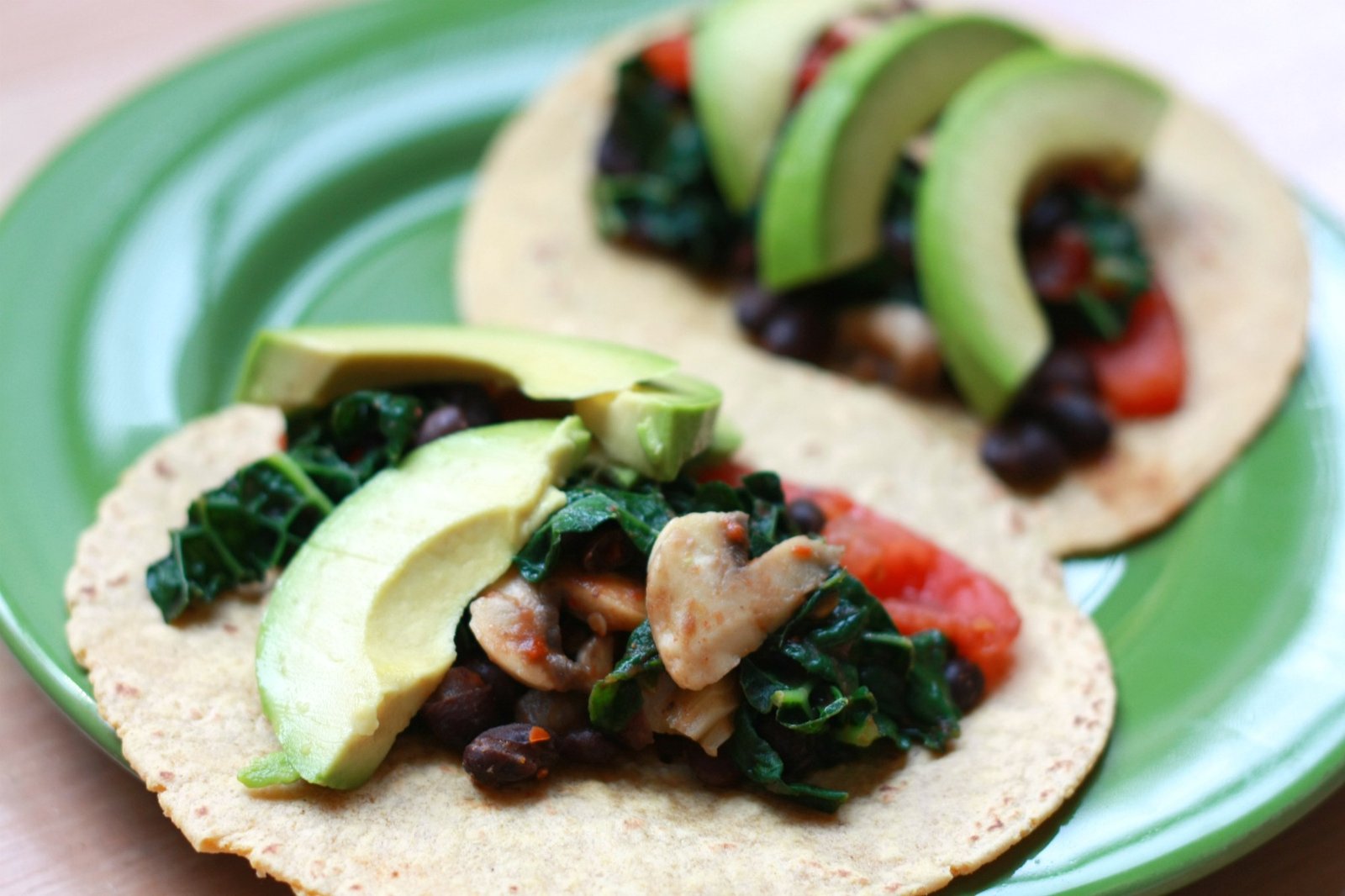Black bean and vegetable tacos with avocado, a home-cooked dinner for an ADHD-friendly meal plan