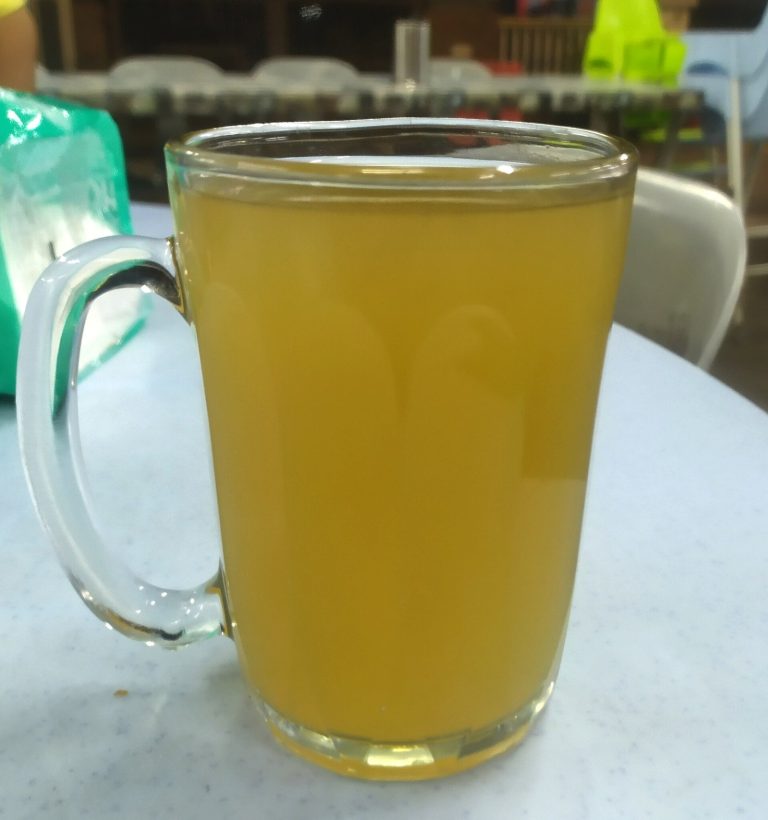 Warm herbal tea with honey as comfort fluids during acute bronchitis recovery