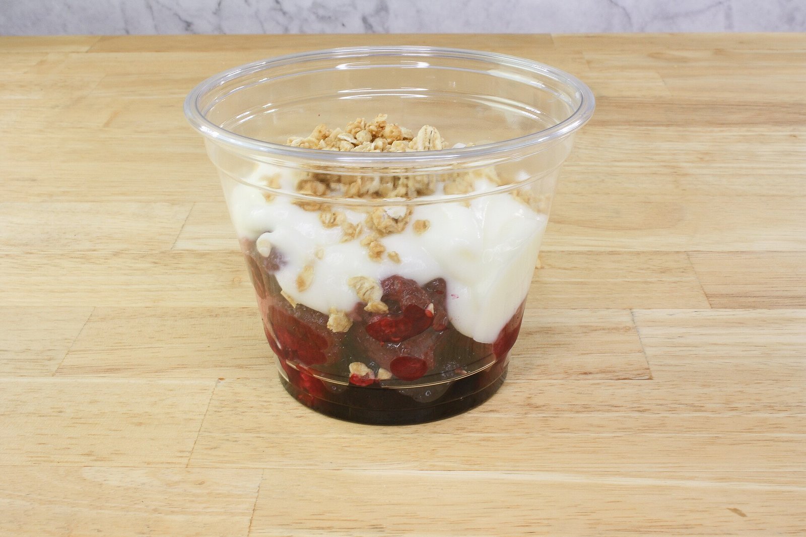 Berry yogurt parfait as a calcium-forward snack during PMR steroid-era nutrition