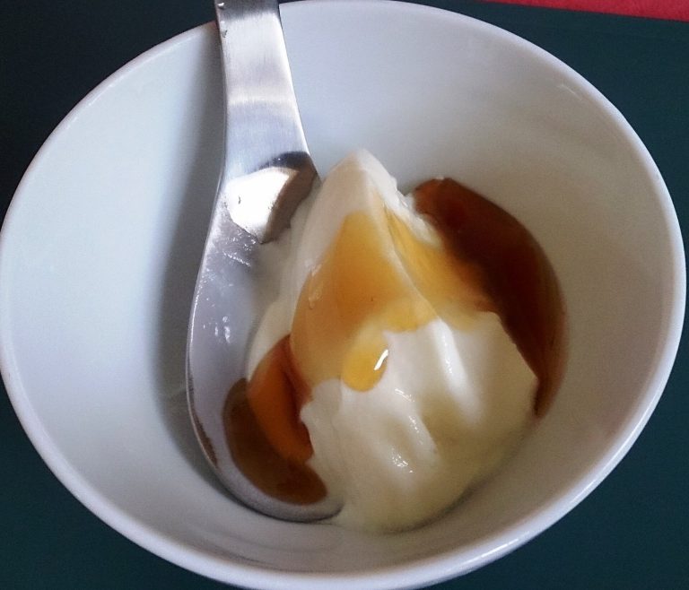 Greek yogurt with honey as a calcium-forward snack during hip fracture recovery