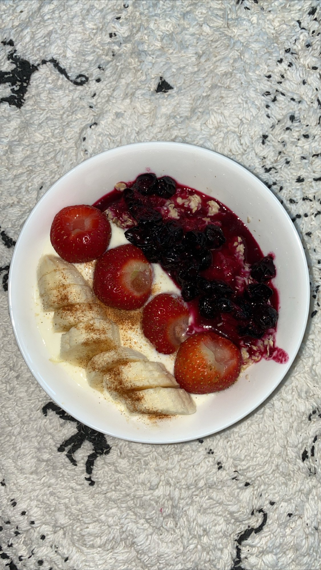 Yogurt with fruit as an easy protein snack when bending and lifting are restricted after laminectomy