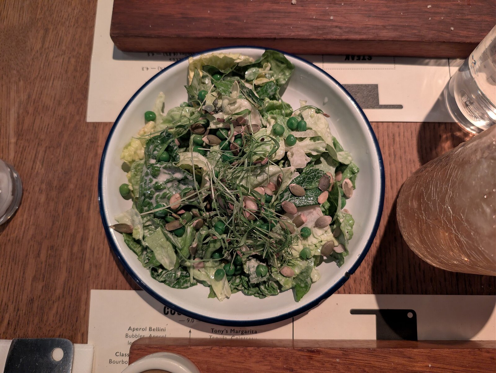 Green salad plate as a DASH-leaning vegetable template for stone-aware eating