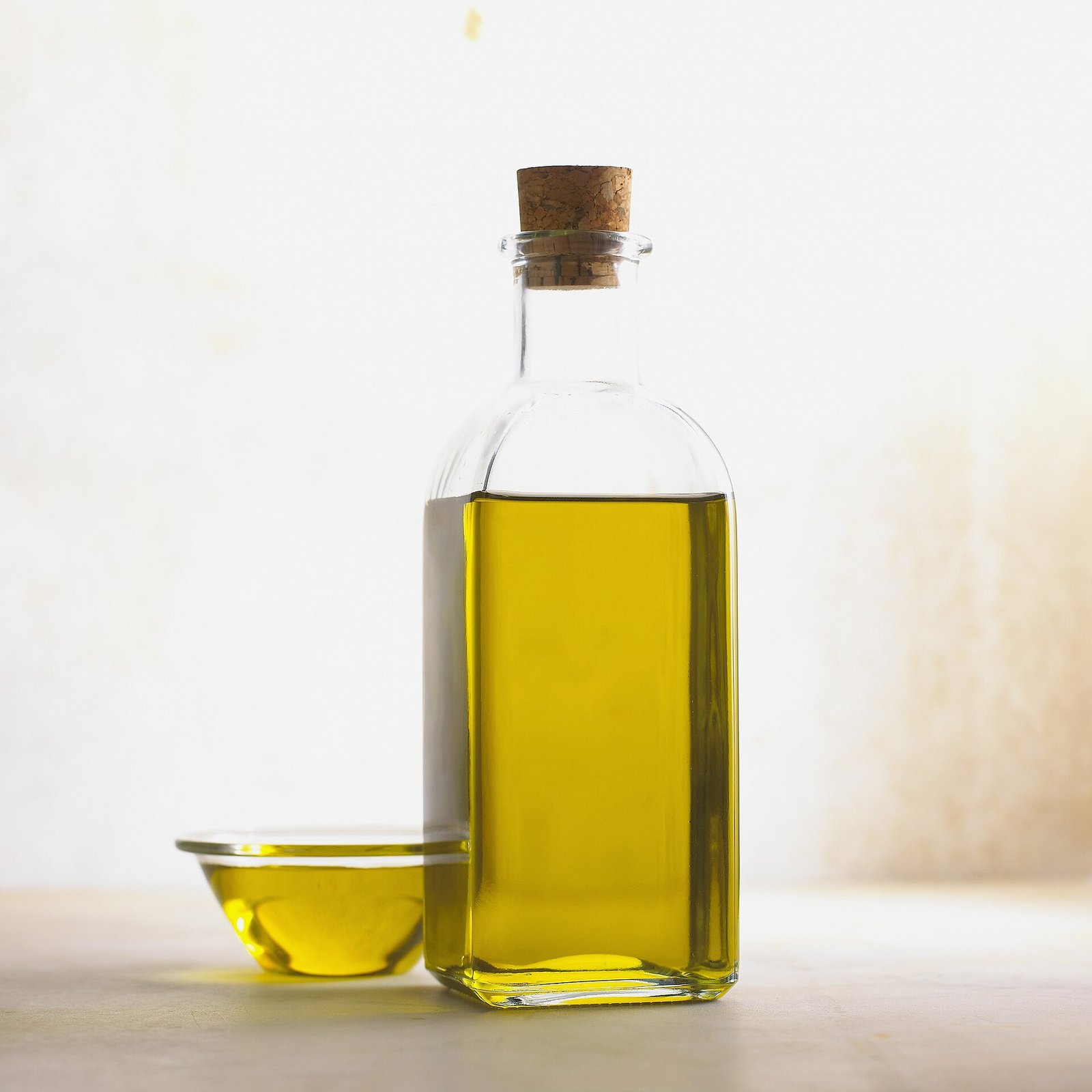 Bottle of olive oil, the main cooking fat in the MIND diet