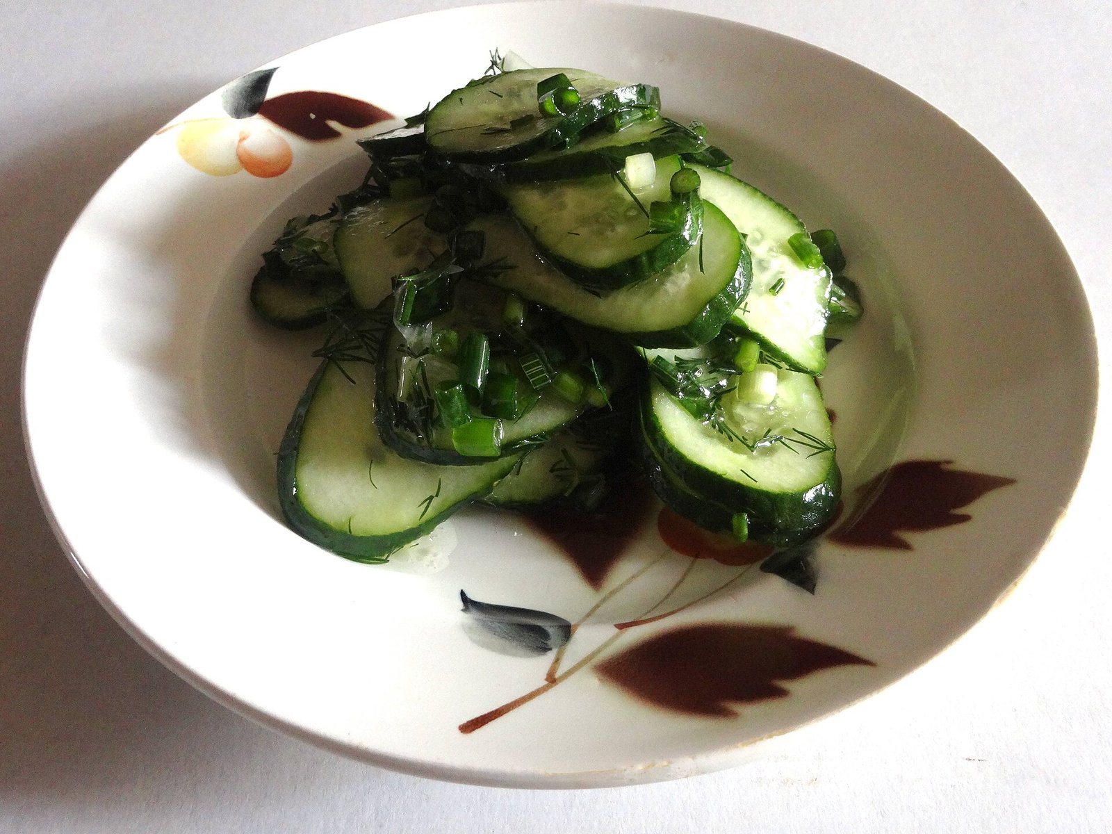 Cucumber salad as a lower-irritant side for bladder-aware days