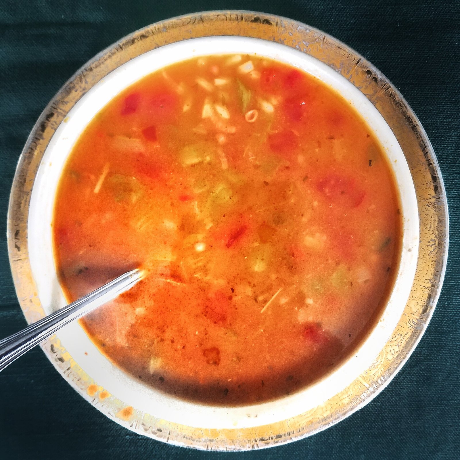 Savory soup as a post-recovery meal option after glucose returns to target