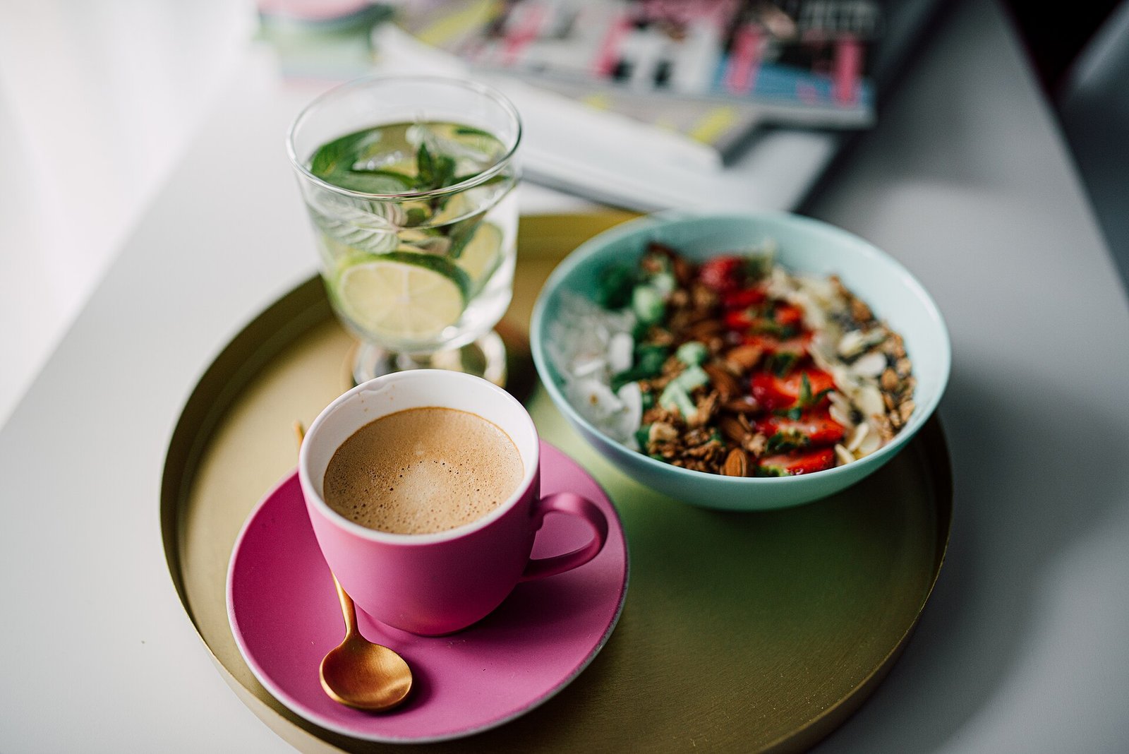 Yogurt bowl breakfast as an easy postpartum recovery snack
