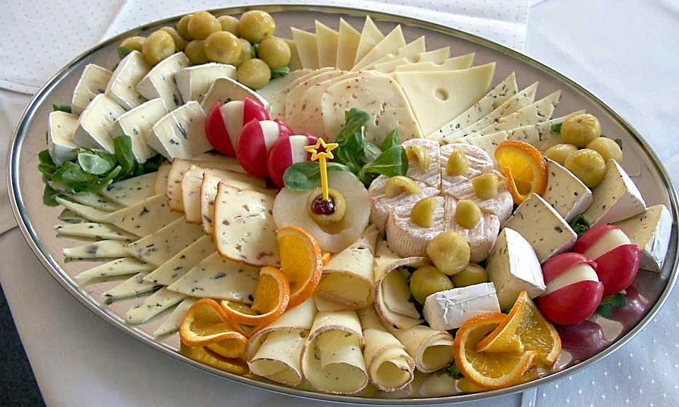 Cheese platter as an NHS-noted example to discuss with a clinician